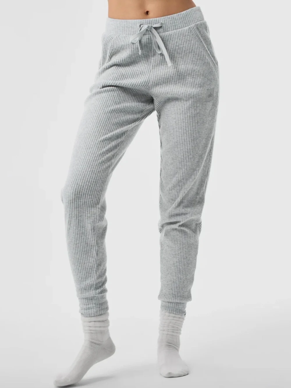 Alo Yoga Muse Hoodie and Sweatpants Set in Heather Grey Size Small